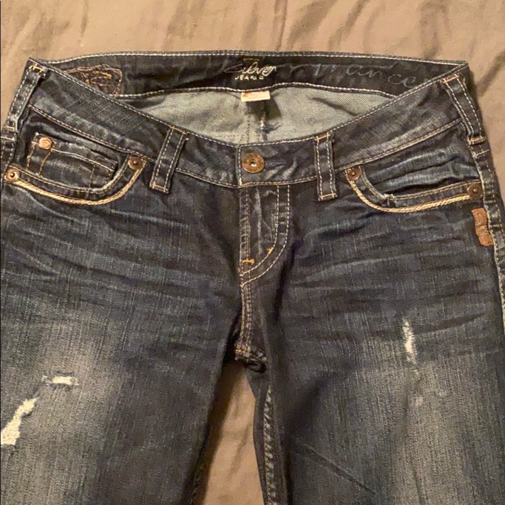 Silver rand Jeans “Frances” style